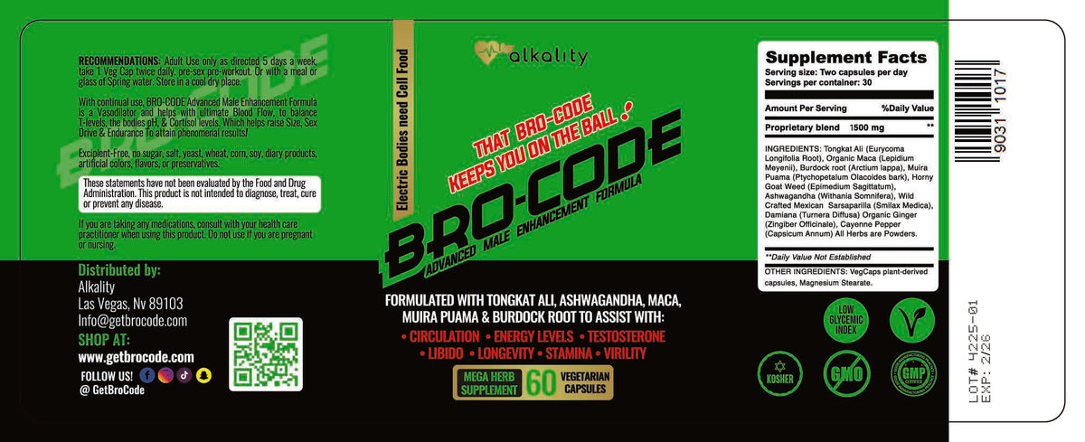 BRO-CODE – EXODUS ALKALIZING JUICE